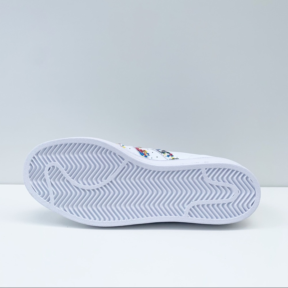 adidas SUPERSTAR SHOES Marble/Splash White/Gold - Picture 6 of 16
